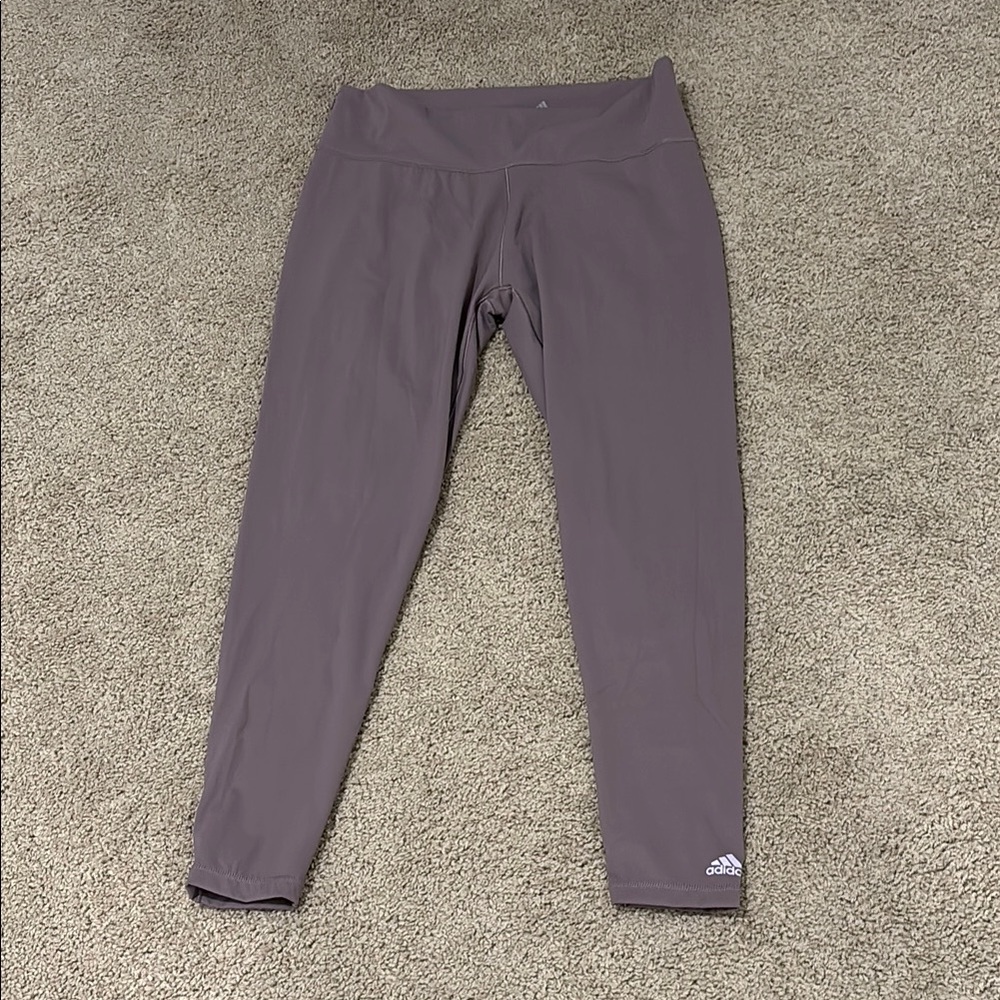 Adidas Mauve Athletic Leggings